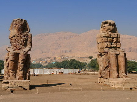 Kolosse von Memnon Fotos