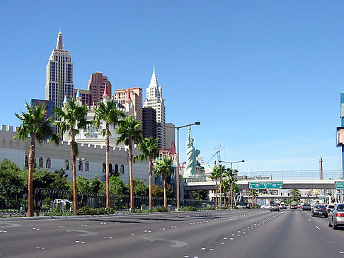 Las Vegas aus dem Auto Fotos