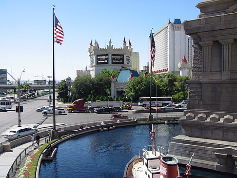 Las Vegas aus dem Auto