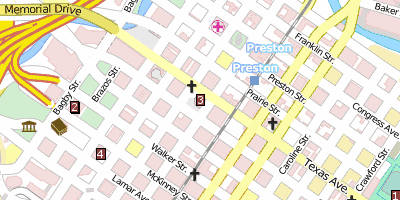 JPMorganChase Tower Stadtplan