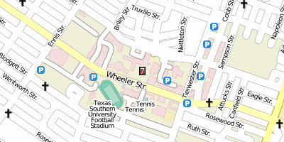 Stadtplan Texas Southern University